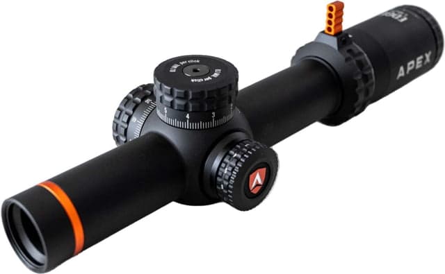 Apex Optics Edge 1-10x24mm Rifle Scope 34mm Tube First Focal Plane FFP HCR Hybrid Combat Reticle Black