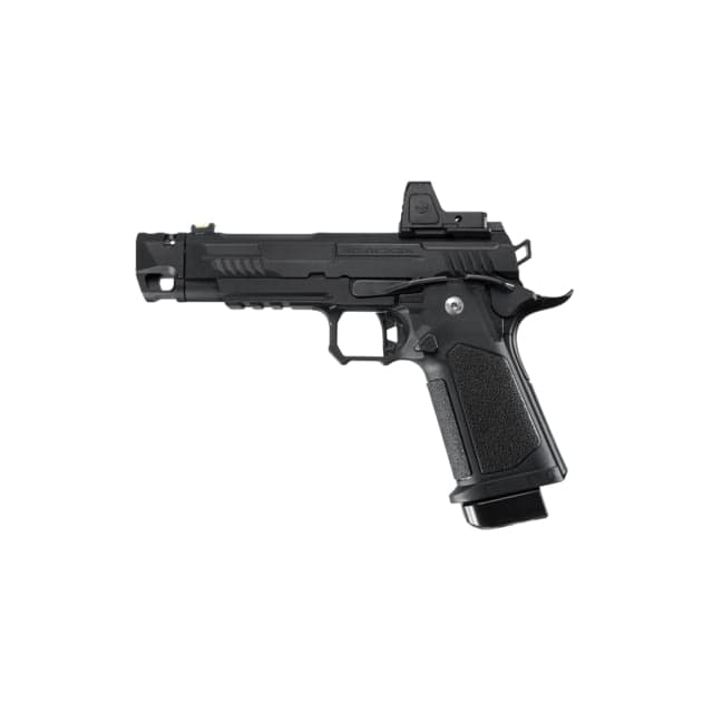 Arcturus Vanguard 4.3inch Hi-Capa GBB Airsoft Pistol w/ Optics Ready Slide & Compensator & ARS-1 Red Dot Combo