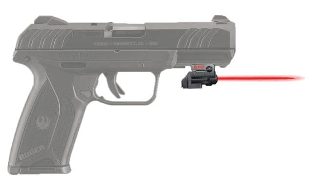 ArmaLaser GTO/FLX Finger Touch Red Laser Sight for Ruger Security-9 Black