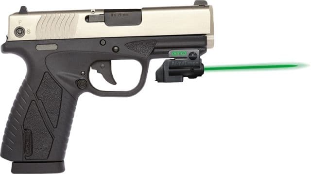 ArmaLaser GTO/FLX Finger Touch Green Laser Sight for Bersa BPCC Black