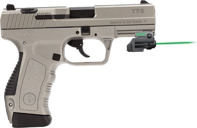ArmaLaser GTO/FLX Finger Touch Green Laser Sight for Century Canik TP9 Black