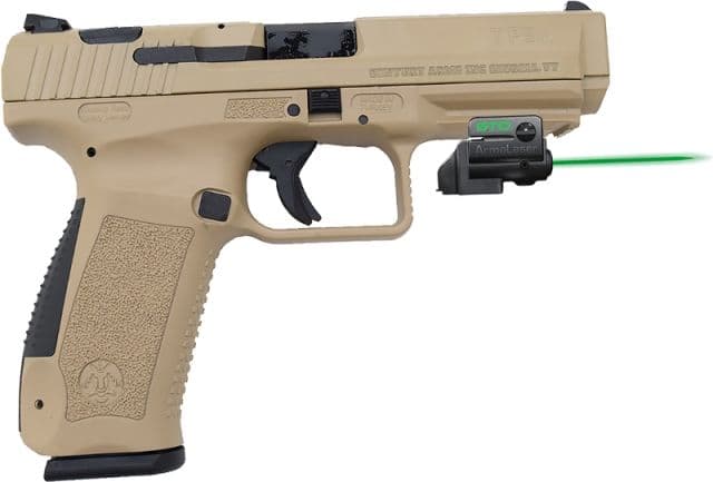 ArmaLaser GTO/FLX Finger Touch Green Laser Sight for Century Canik TP9 SA Black