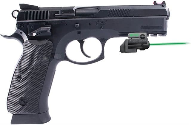 ArmaLaser GTO/FLX Finger Touch Green Laser Sight for CZ-75 Black