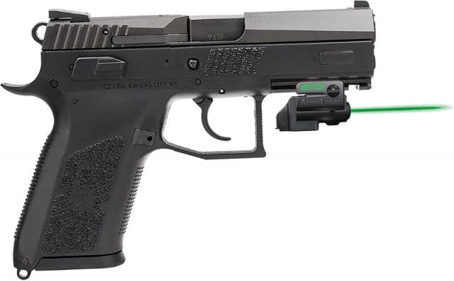 ArmaLaser GTO/FLX Finger Touch Green Laser Sight for CZ P-07/P09 Black