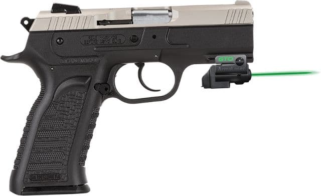 ArmaLaser GTO/FLX Finger Touch Green Laser Sight for Eaa Witness Polymer 3.6/4.5in Black
