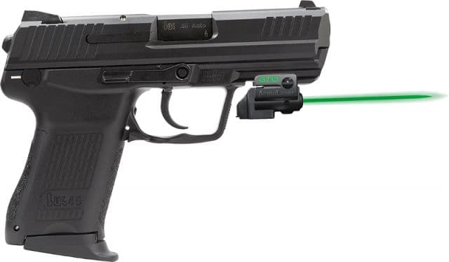 ArmaLaser GTO/FLX Finger Touch Green Laser Sight for HK45C Black