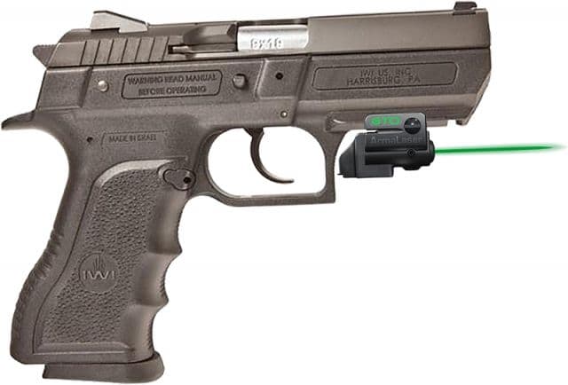 ArmaLaser GTO/FLX Finger Touch Green Laser Sight for Jericho 941 Black