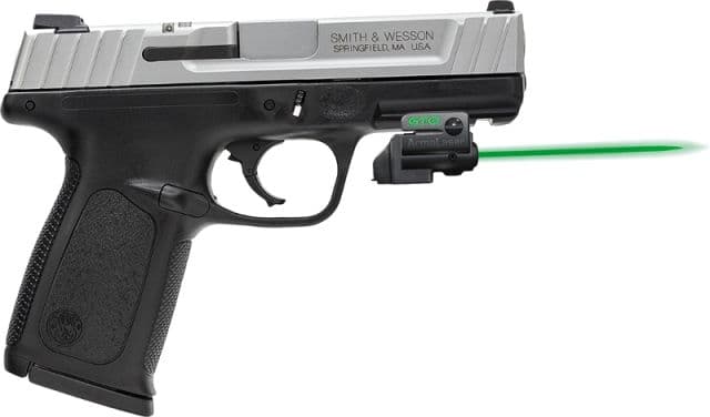 ArmaLaser GTO/FLX Finger Touch Green Laser Sight for S&W SD9VE/SD40VE Black