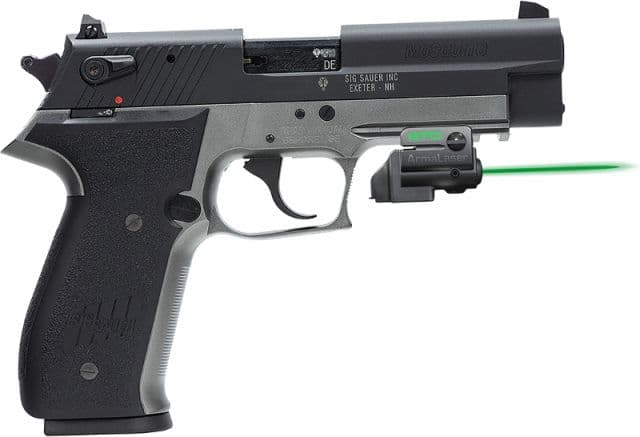 ArmaLaser GTO/FLX Finger Touch Green Laser Sight for Sig Mosquito Black