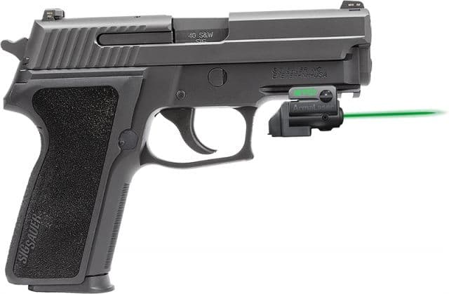 ArmaLaser GTO/FLX Finger Touch Green Laser Sight for Sig P229 Black
