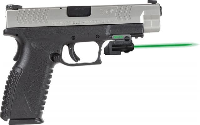 ArmaLaser GTO/FLX Finger Touch Green Laser Sight for Springfield XDM 4.5/5.25in Black