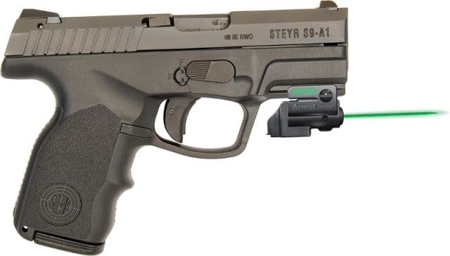 ArmaLaser GTO/FLX Finger Touch Green Laser Sight for Steyr C-A1/S-A1 Black