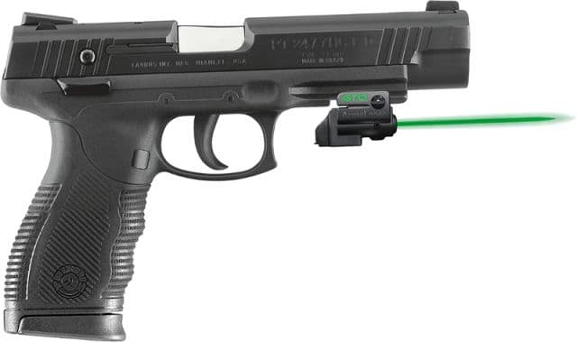 ArmaLaser GTO/FLX Finger Touch Green Laser Sight for Taurus 24/7 4.25/5.25in Black