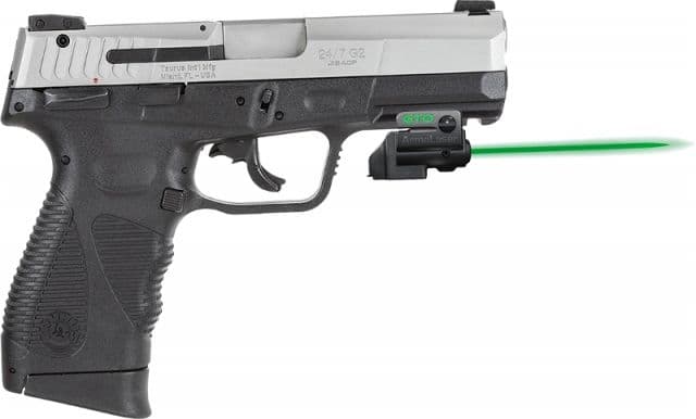 ArmaLaser GTO/FLX Finger Touch Green Laser Sight for Taurus 24/7 G2 4.2in Black