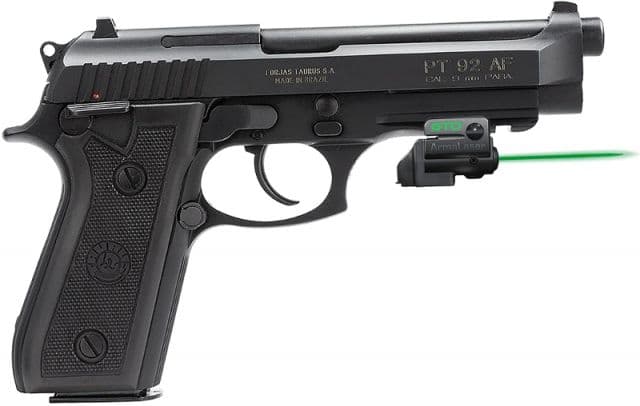 ArmaLaser GTO/FLX Finger Touch Green Laser Sight for Taurus PT92A Black