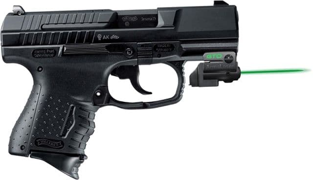ArmaLaser GTO/FLX Finger Touch Green Laser Sight for Walther P99C Black