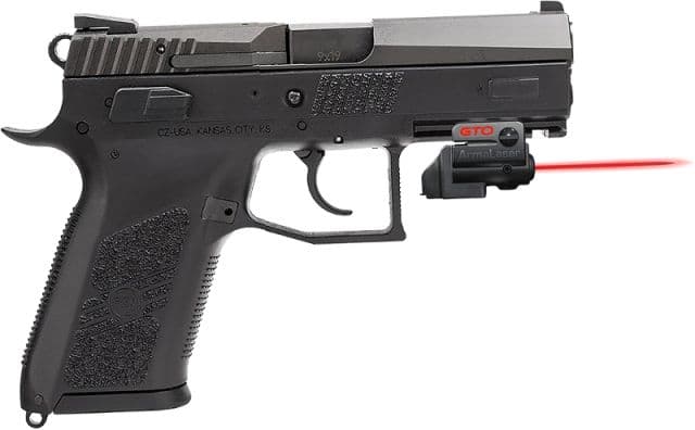 ArmaLaser GTO/FLX Finger Touch Red Laser Sight for CZ P-07/P09 Black