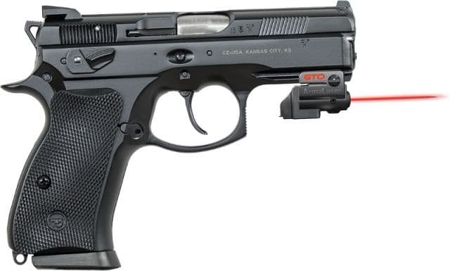 ArmaLaser GTO/FLX Finger Touch Red Laser Sight for CZP-01 Black