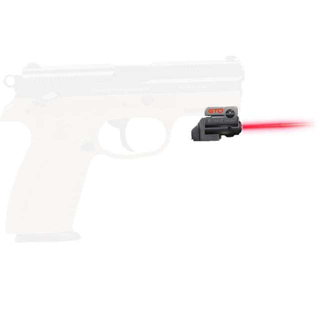 ArmaLaser GTO/FLX Finger Touch Red Laser Sight for FN FNP Early - Single Notch Black