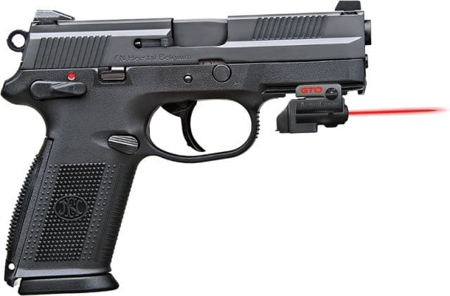 ArmaLaser GTO/FLX Finger Touch Red Laser Sight for FN FNP Late Black