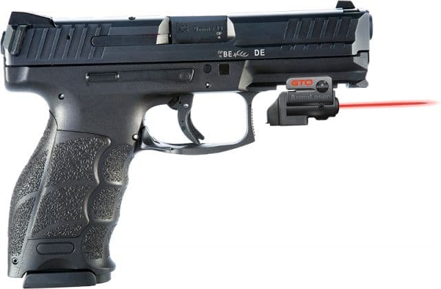 ArmaLaser GTO/FLX Finger Touch Red Laser Sight for H&K VP9 Black