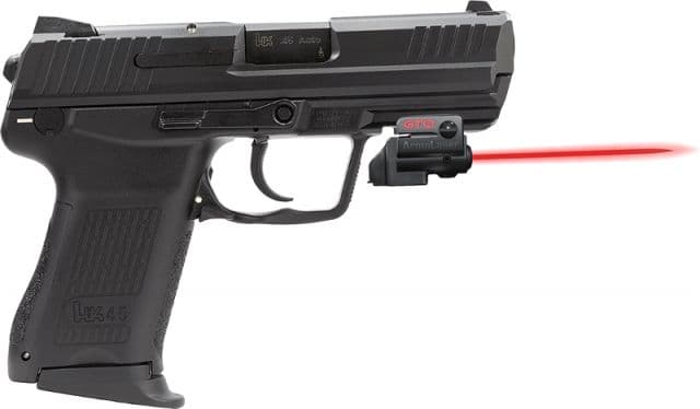 ArmaLaser GTO/FLX Finger Touch Red Laser Sight for HK45c Black