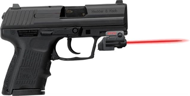 ArmaLaser GTO/FLX Finger Touch Red Laser Sight for HKP2000SK Black