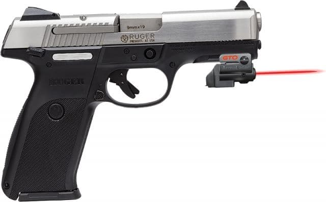 ArmaLaser GTO/FLX Finger Touch Red Laser Sight for Ruger SR9/40/45 Black