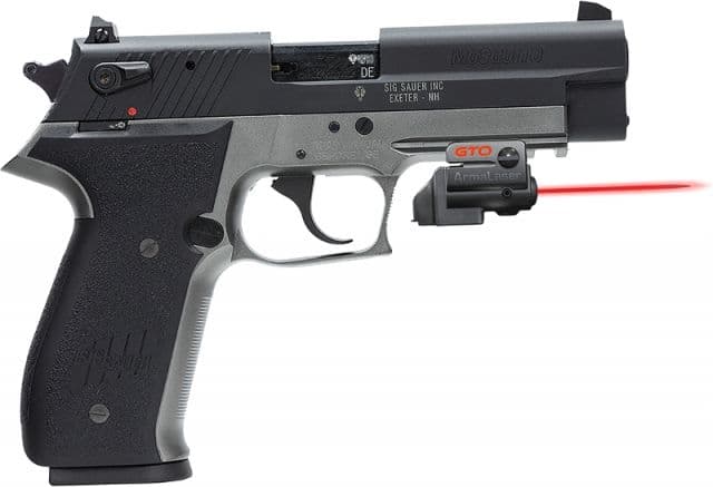 ArmaLaser GTO/FLX Finger Touch Red Laser Sight for SIG Mosquito Black