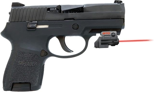ArmaLaser GTO/FLX Finger Touch Red Laser Sight for SIG P250 SC Black