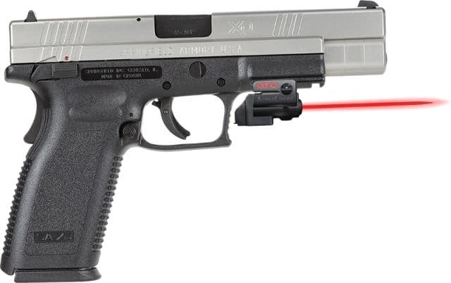 ArmaLaser GTO/FLX Finger Touch Red Laser Sight for Springfield XD 4/5in Black