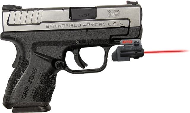 ArmaLaser GTO/FLX Finger Touch Red Laser Sight for Springfield XD Mod. 2 Black