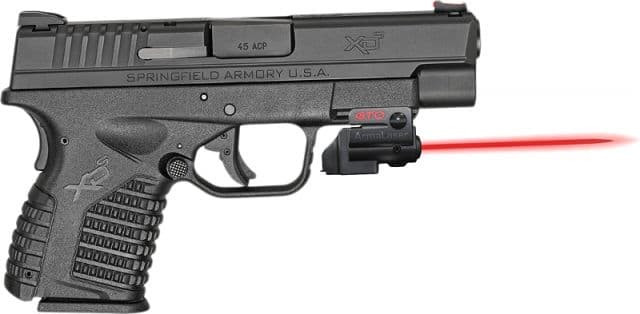 ArmaLaser GTO/FLX Finger Touch Red Laser Sight for Springfield XD-S Black