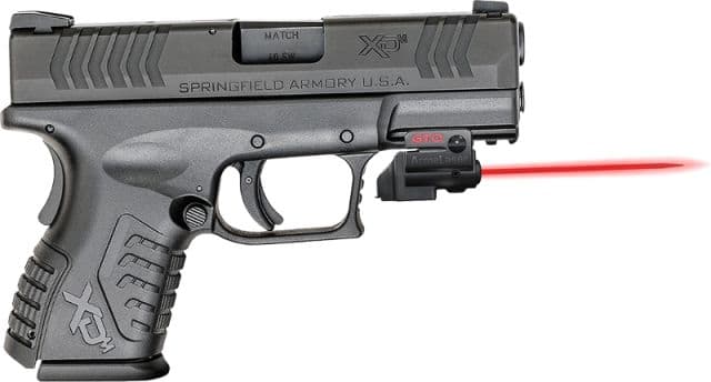ArmaLaser GTO/FLX Finger Touch Red Laser Sight for Springfield XDM 3.8in Black