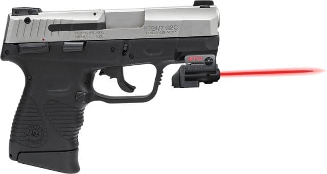 ArmaLaser GTO/FLX Finger Touch Red Laser Sight for Taurus 24/7 G2 3.5in Black