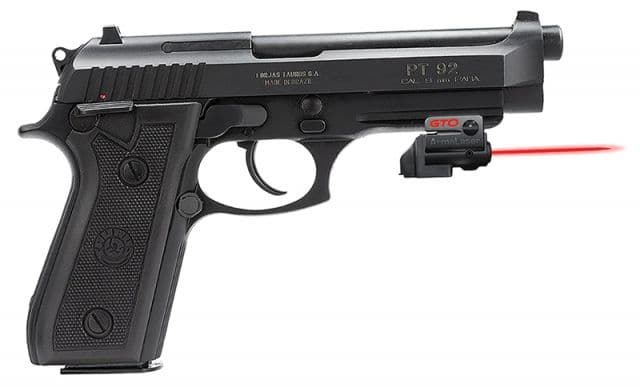 ArmaLaser GTO/FLX Finger Touch Red Laser Sight for Taurus PT92 Black