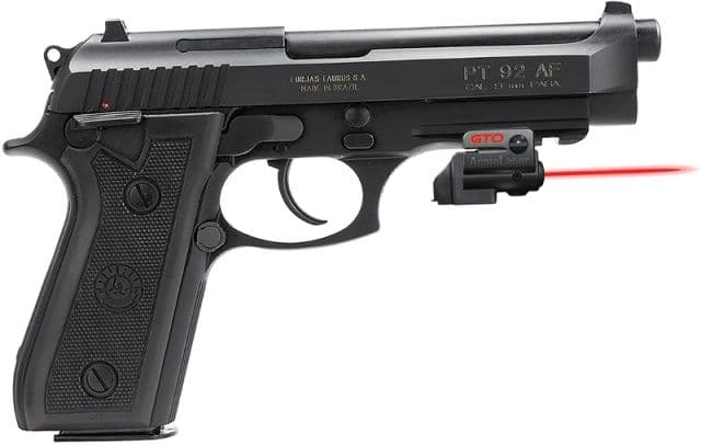 ArmaLaser GTO/FLX Finger Touch Red Laser Sight for Taurus PT92AF Black