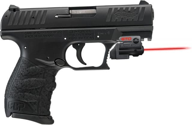 ArmaLaser GTO/FLX Finger Touch Red Laser Sight for Walther CCP Black
