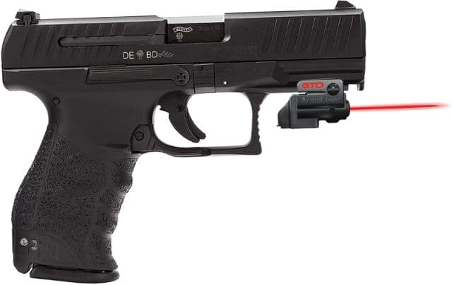 ArmaLaser GTO/FLX Finger Touch Red Laser Sight for Walther PPQ M2/PPX Black