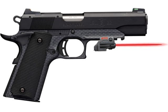 ArmaLaser GTO/FLX Finger Touch Red Laser Sight for Browning 380 1911 Black