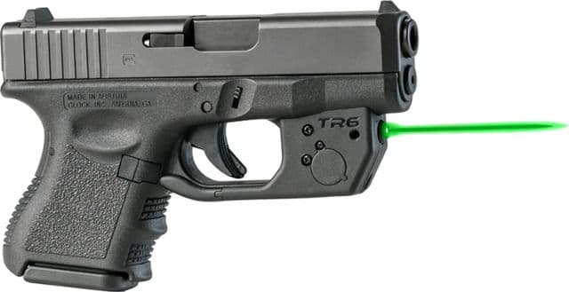 ArmaLaser Green Laser Sight for Glock 26/27/33 Black