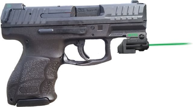 ArmaLaser GTOG/FLX Finger Touch Green Laser Sight for H&K VP9SK Black