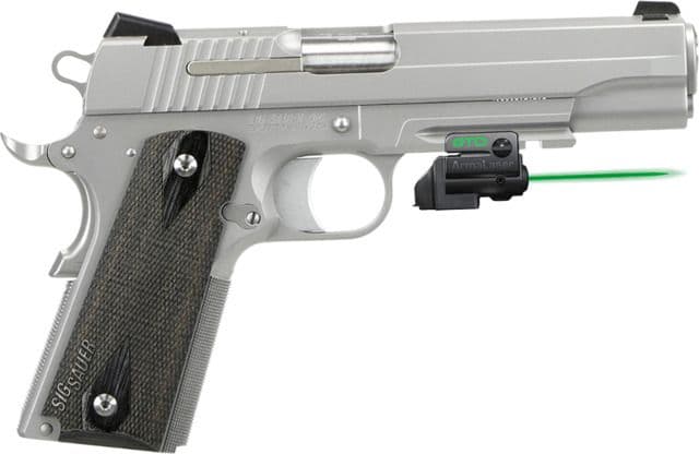 ArmaLaser GTOG/FLX Finger Touch Green Laser Sight for Sig Sauer 1911R Black