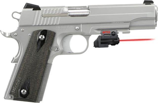 ArmaLaser GTO/FLX Finger Touch Red Laser Sight for Sig 1911R Black
