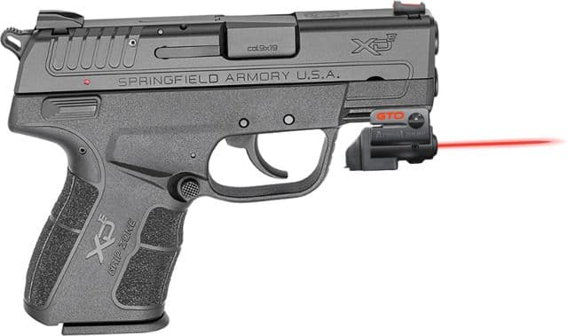 ArmaLaser GTO/FLX Finger Touch Red Laser Sight for Springfield XD-E Black