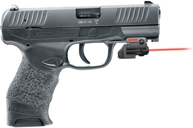 ArmaLaser GTO/FLX Finger Touch Red Laser Sight for Walther Creed Black