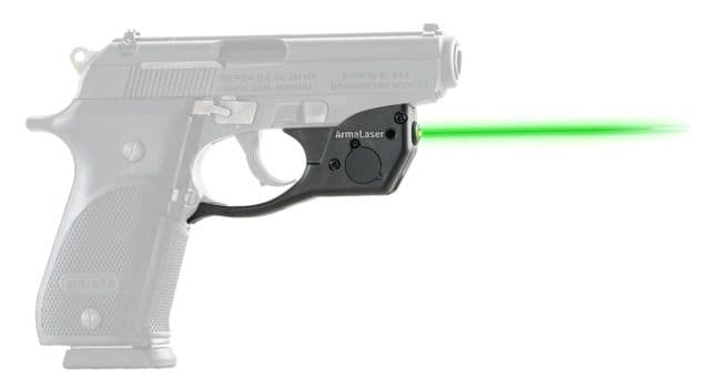 ArmaLaser Touch-Activated Laser Sight Bersa Thunder Plus Models Green