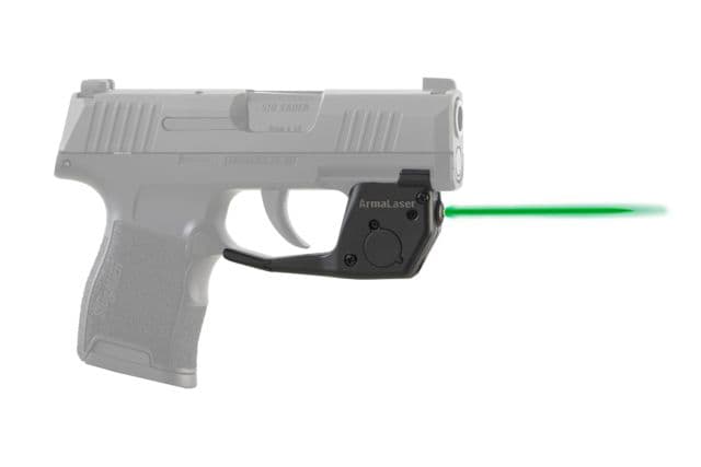 ArmaLaser Touch-Activated Laser Sight Sig Sauer P365 Green