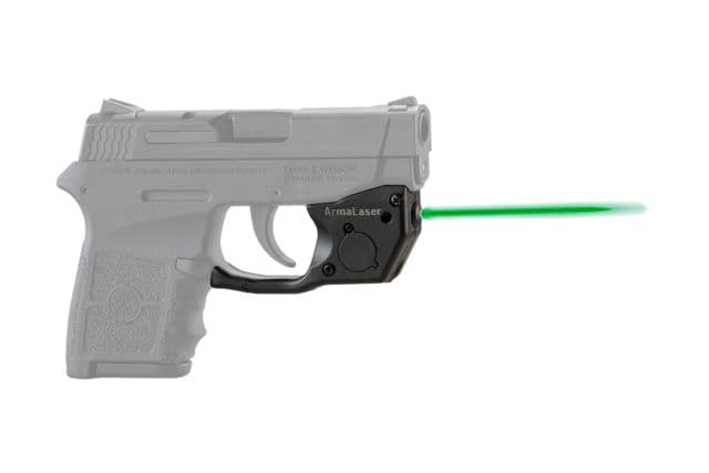ArmaLaser Touch-Activated Laser Sight Smith & Wesson BODY GUARD Green