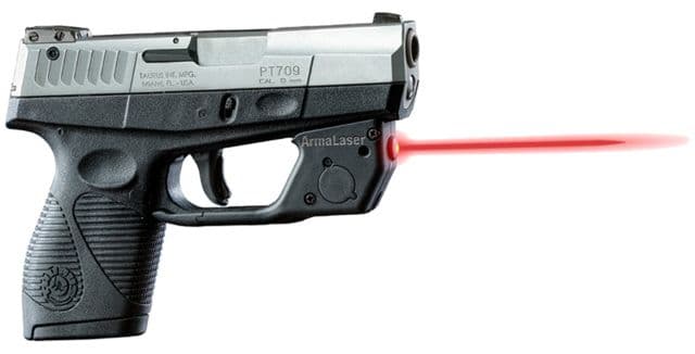 ArmaLaser Red Laser Sight For Taurus PT 709 and PT740 Slim Black